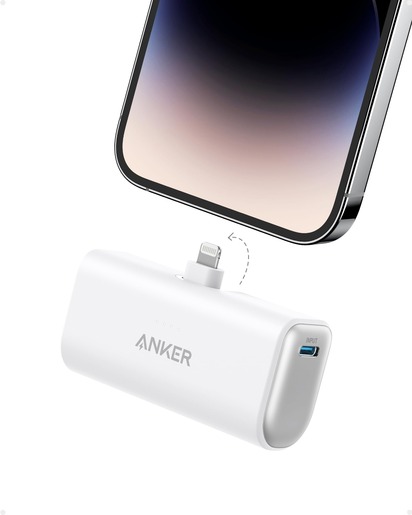 Anker prijenosni punjač 12W, 5000 mAh, Lightning, bijeli