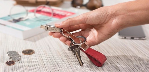 USB memorija SanDisk Ultra Dual Drive Luxe USB-C 128GB, USB-C/USB 3.2 (SDDDC4-128G-G46)