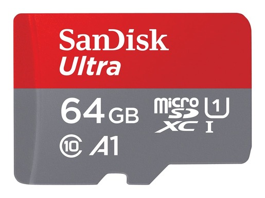 Memorijska kartica SanDisk Ultra microSDXC 64GB (SDSQUAB-064G-GN6MA) + SD adapter