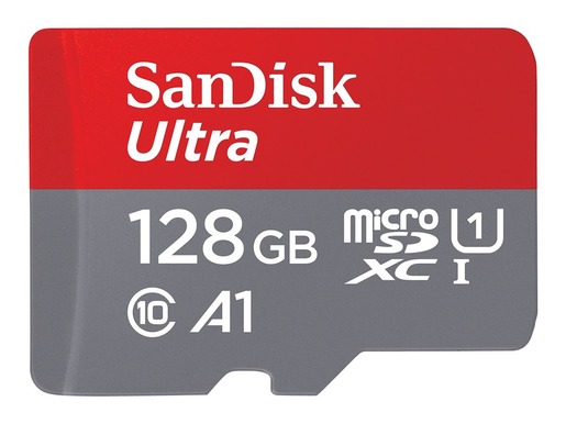 Memorijska kartica SanDisk Ultra microSDXC 128GB (SDSQUAB-128G-GN6MA) + SD adapter