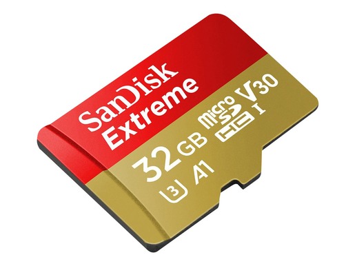 Memorijska kartica SanDisk Extreme microSDHC 32GB (SDSQXAF-032G-GN6MA) + SD adapter + 1 god RescuePRO Deluxe
