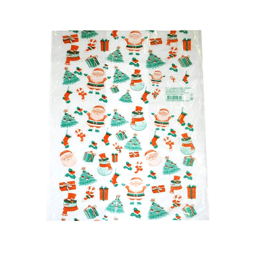 Božićna vrećica 50x90 cm, prozirna