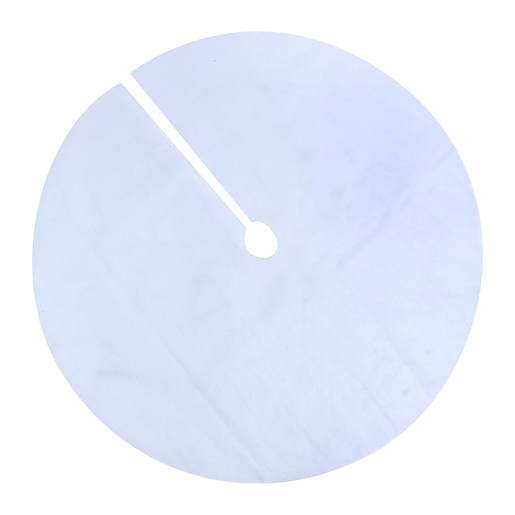 Božićni podložak za drvce, okrugli, snježno bijeli, 90 cm