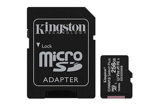 Memorijska kartica Kingston microSDXC 256GB Canvas Select Plus, Class10 (SDCS2/256GB)