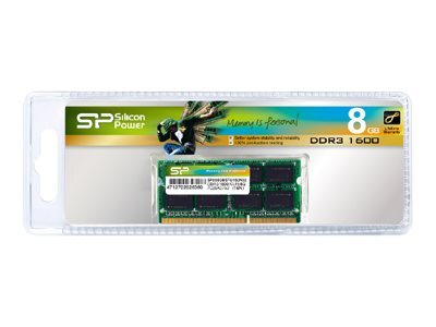 Memorija Silicon Power 8GB DDR3 1600MHz, SO-DIMM (SP008GBSTU160N02)