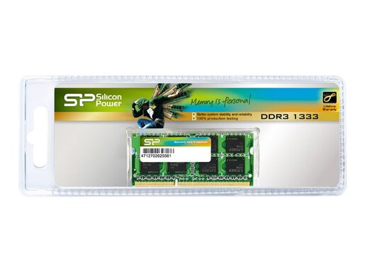 Memorija Silicon Power 4GB DDR3 1600MHz, SO-DIMM (SP004GBSTU160N02)