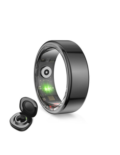 KSIX pametni prsten Saturn, veličina S, crni