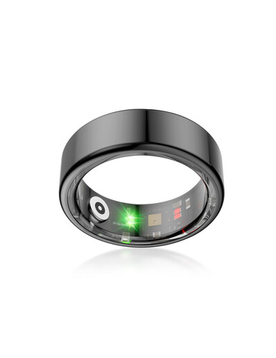 KSIX pametni prsten Saturn, veličina L, crni