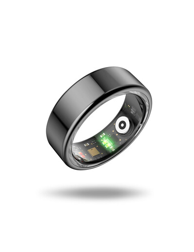 KSIX pametni prsten Saturn, veličina L, crni