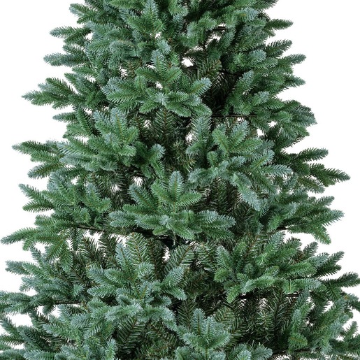 Umjetno božićno drvce - 240cm Trondheim zeleno-plavi, promjer: 150cm, 4709 grančica