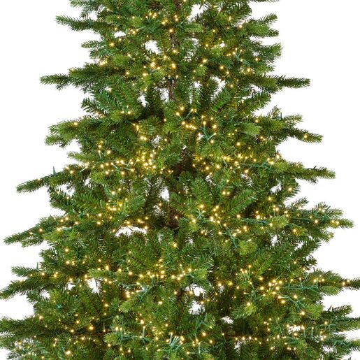 Umjetno božićno drvce - 180cm Galloway zeleni LED, promjer: 120cm, 1537 grančica/3000L