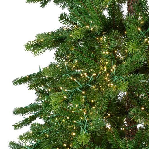 Umjetno božićno drvce - 180cm Galloway zeleni LED, promjer: 120cm, 1537 grančica/3000L