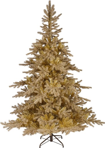 Umjetno božićno drvce - 300cm Tiffany zlatni, promjer: 182cm, 4698 grančica
