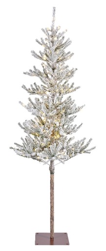 Umjetno božićno drvce - 240cm Oppdal snježni LED, promjer: 94cm, 763 grančice/220L
