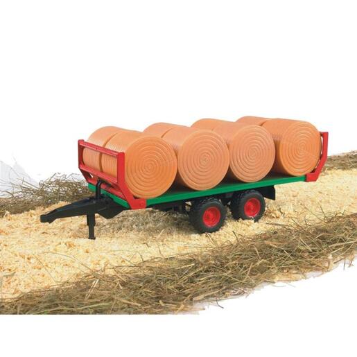 BRUDER prikolica sa 8 bala sijena