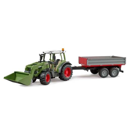 BRUDER traktor Fendt Vario 211 s prednjim utovarivačem i kiper prikolicom