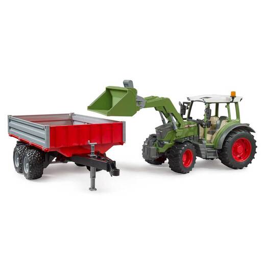 BRUDER traktor Fendt Vario 211 s prednjim utovarivačem i kiper prikolicom