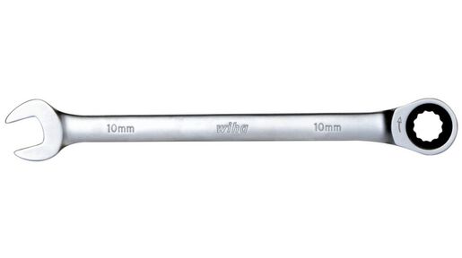 WIHA viličasto-okasti ključ s račnom 10mm 303-10