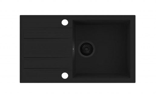 SINK SOLUTION set sudopera i slavine TUNIS, crni