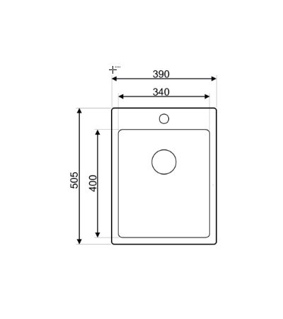 SINK SOLUTION set sudopera i slavine CORDOBA, inox
