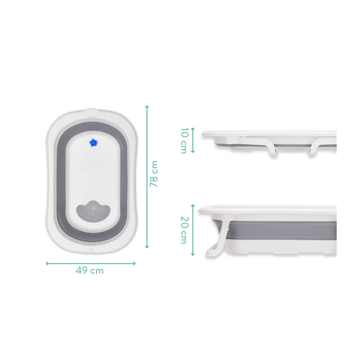 Fillikid kadica na sklapanje Orca, sivo/bijela