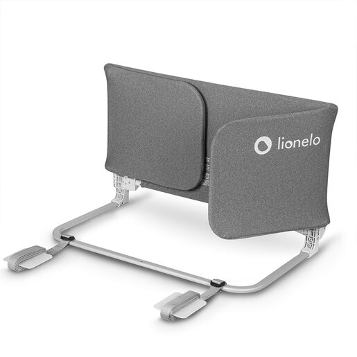 Lionelo zaštitna ograda za krevet Lora XL, 150x45cm, Grey Stone