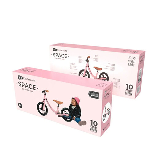 Kinderkraft balans bicikl Space, Dark Pink