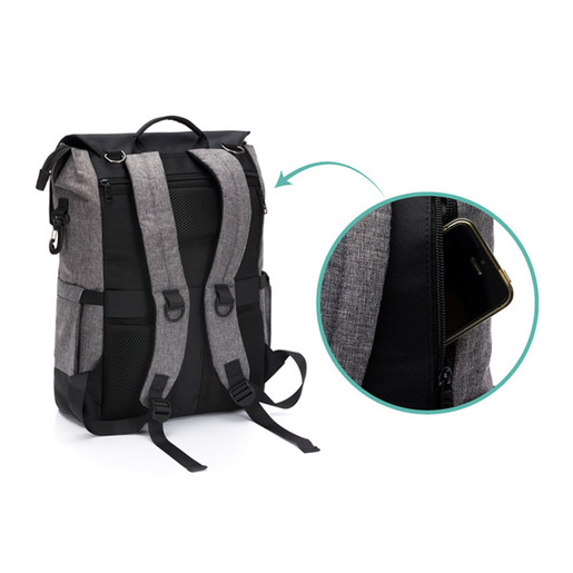 Fillikid torba za pelene Osaka, siva