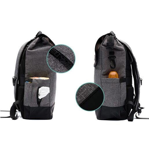 Fillikid torba za pelene Osaka, siva