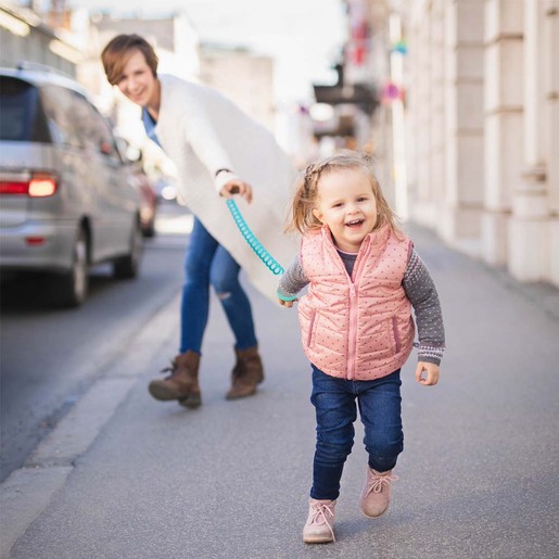 Fillikid narukvica Stay here, sivo/plava