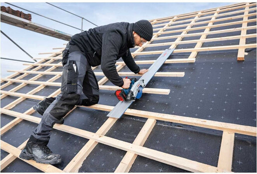 BOSCH Professional akumulatorska kružna pila GKS 18V-57-2 GX SOLO + vodilica