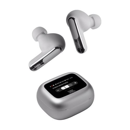 JBL Live Beam 3, In-Ear, TWS slušalice, srebrne