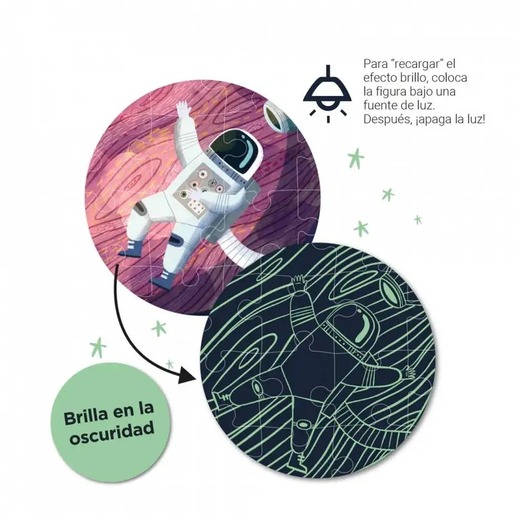 Slagalica Apli fluorescentna sunčev sustav