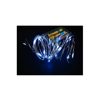 LED lampice niz bat./30L/3m CW trep. 3xAA