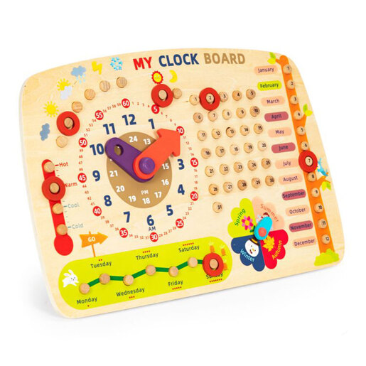 Drvena edukativna ploča na engleskom jeziku, Ecotoys