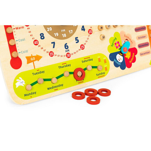 Drvena edukativna ploča na engleskom jeziku, Ecotoys