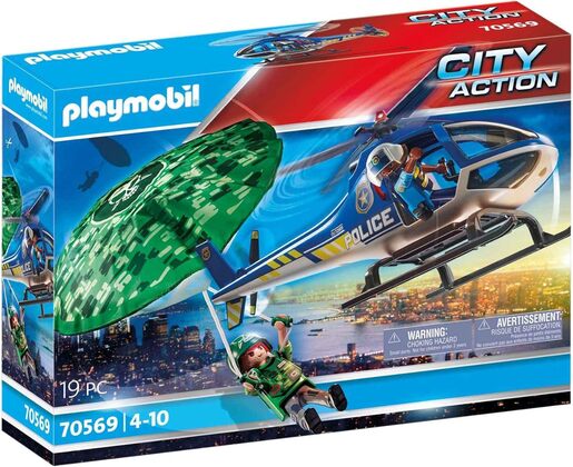 Playmobil Policijska potraga s padobranom 70569