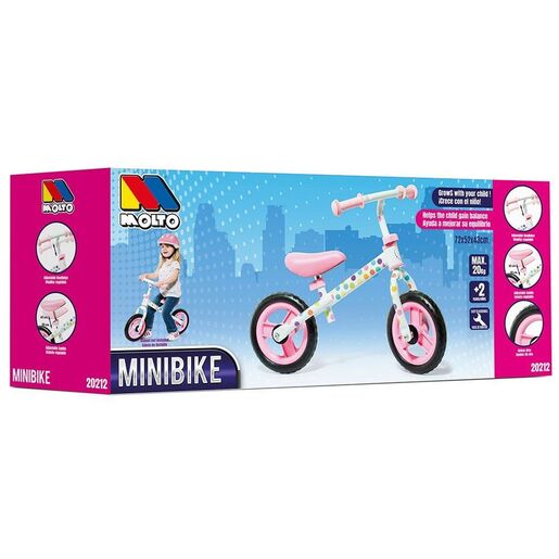 Molto bicikl bez pedala Minibike Pink