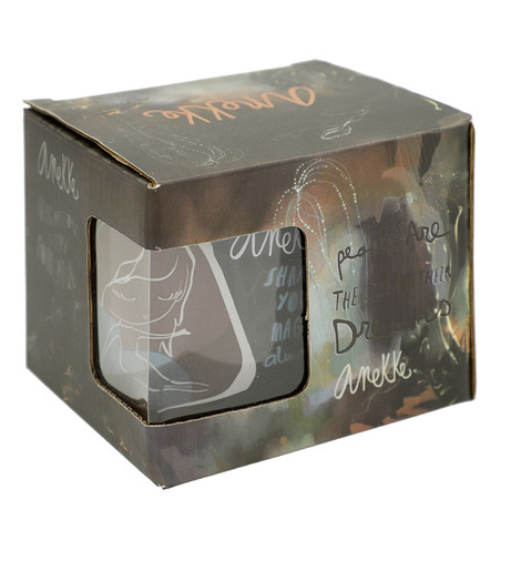 Šalica porculanska 360 ml Anekke FW24 Heartbeat u poklon kutiji