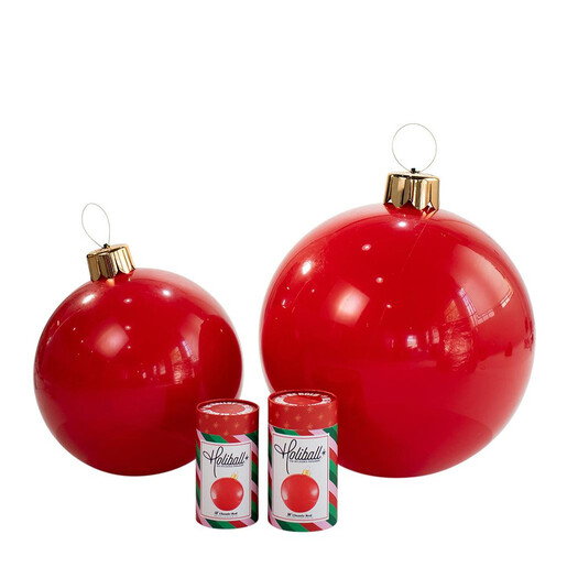 Holiball božićna kugla 76cm, crvena