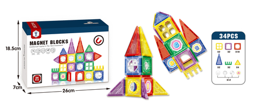 Friends Kocke magnetne 34 kom