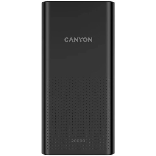 CANYON power bank PB-2001, 20000 mAh, crni