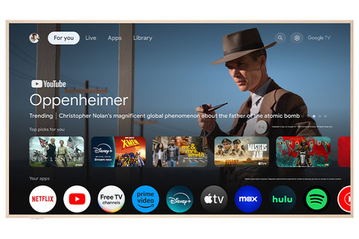 TCL 55" QLED TV 55A300W, 4K UHD, Google Smart TV, Dolby Vision IQ & Dolby Atmos, HDR10+