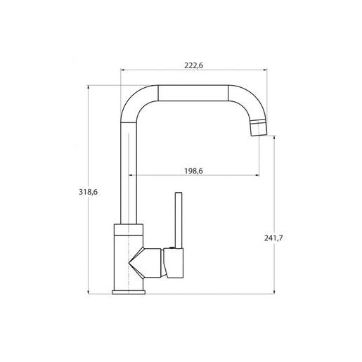 Sudoper Carysil Waltz 560 + Helika Mirrus Deep Black