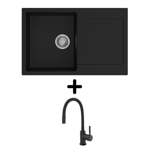 Sudoper Carysil Enigma D-100 S + SHR Flexy Deep Black