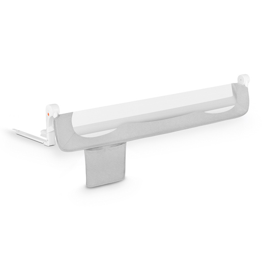 Lionelo zaštitna ograda za krevet Eva 150x42 cm, Grey Melange