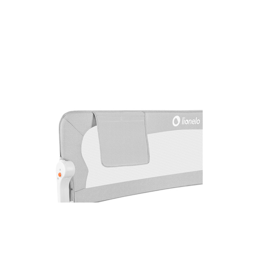 Lionelo zaštitna ograda za krevet Eva 150x42 cm, Grey Melange