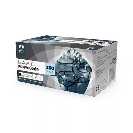 LED 360 Dekortrend vanjske lampice, 18 m, hladno bijele