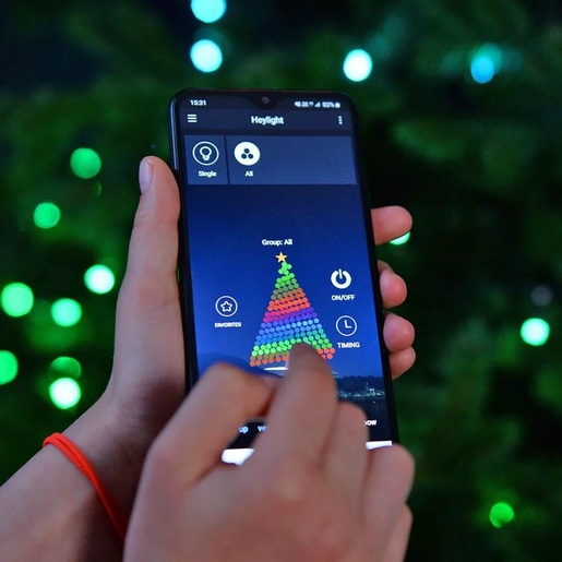 LED 200 Dekortrend Heylight pametni svjetlosni niz - RGB, 20 m