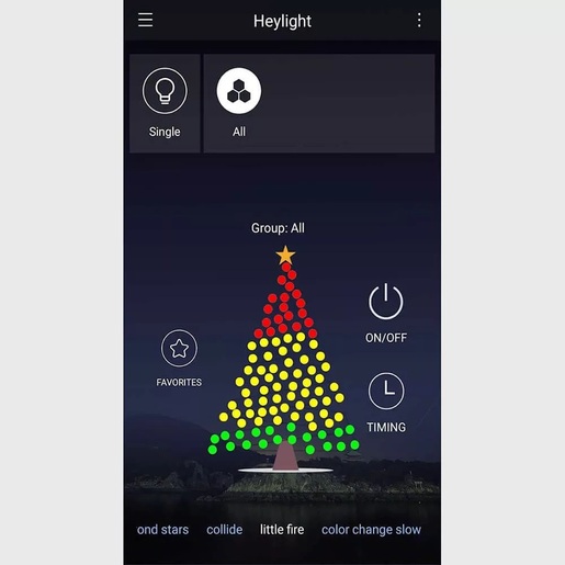 LED 200 Dekortrend Heylight pametni svjetlosni niz - RGB, 20 m